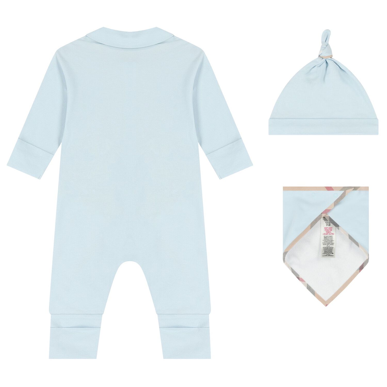 Blue Romper Baby Gift Set, 1, hi-res