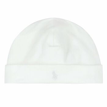 Baby White Logo Hat