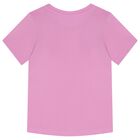 Girls Pink Logo T-Shirt, 4, hi-res