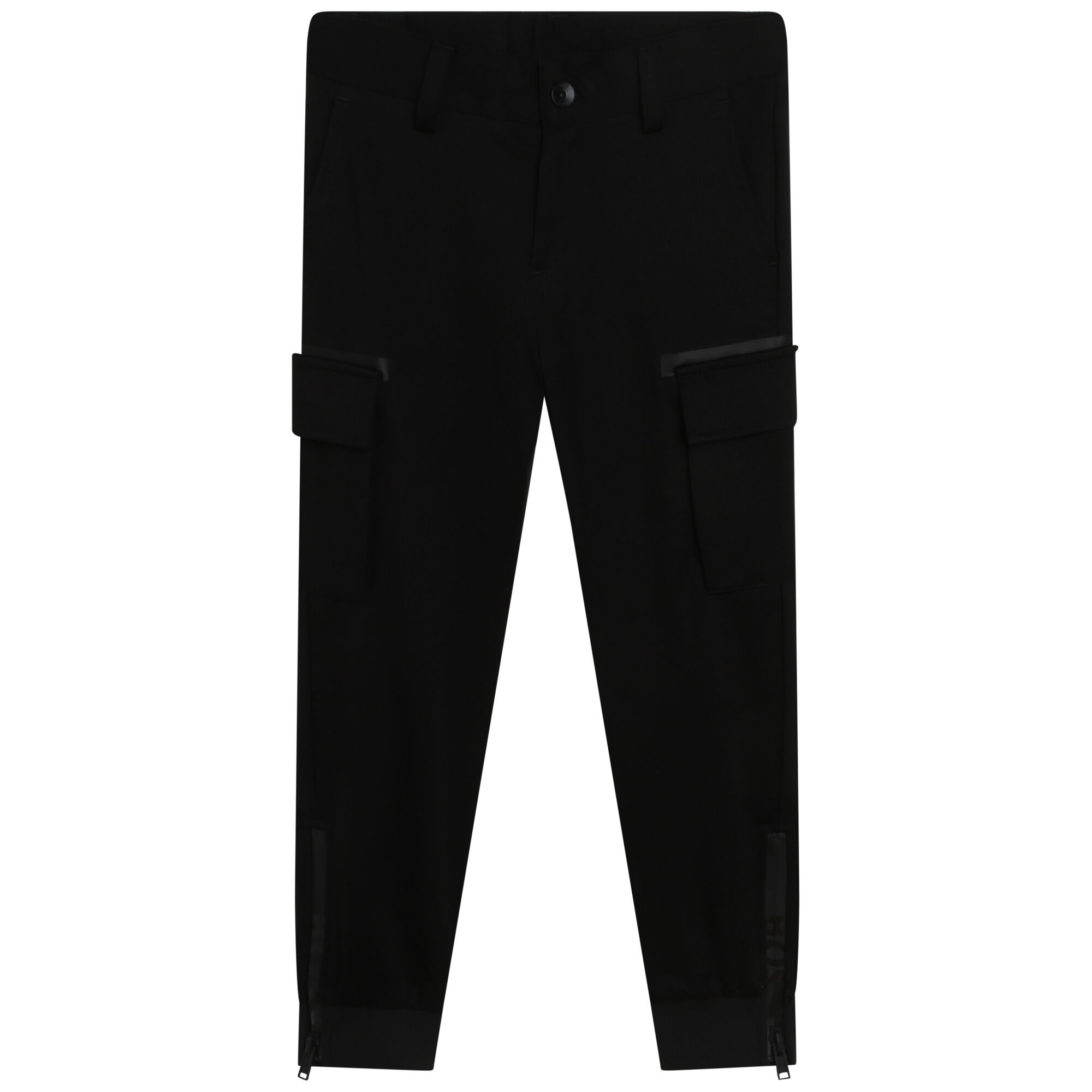 Boys black hot sale cargo trousers