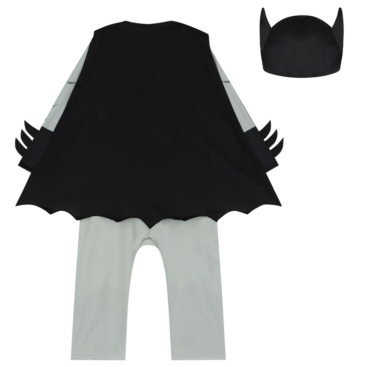 Younger Boys Black & Grey Batman Costume, 1, hi-res