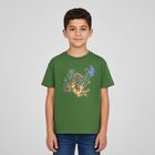 Boys Green Logo T-Shirt, 1, hi-res