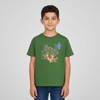Boys Green Logo T-Shirt