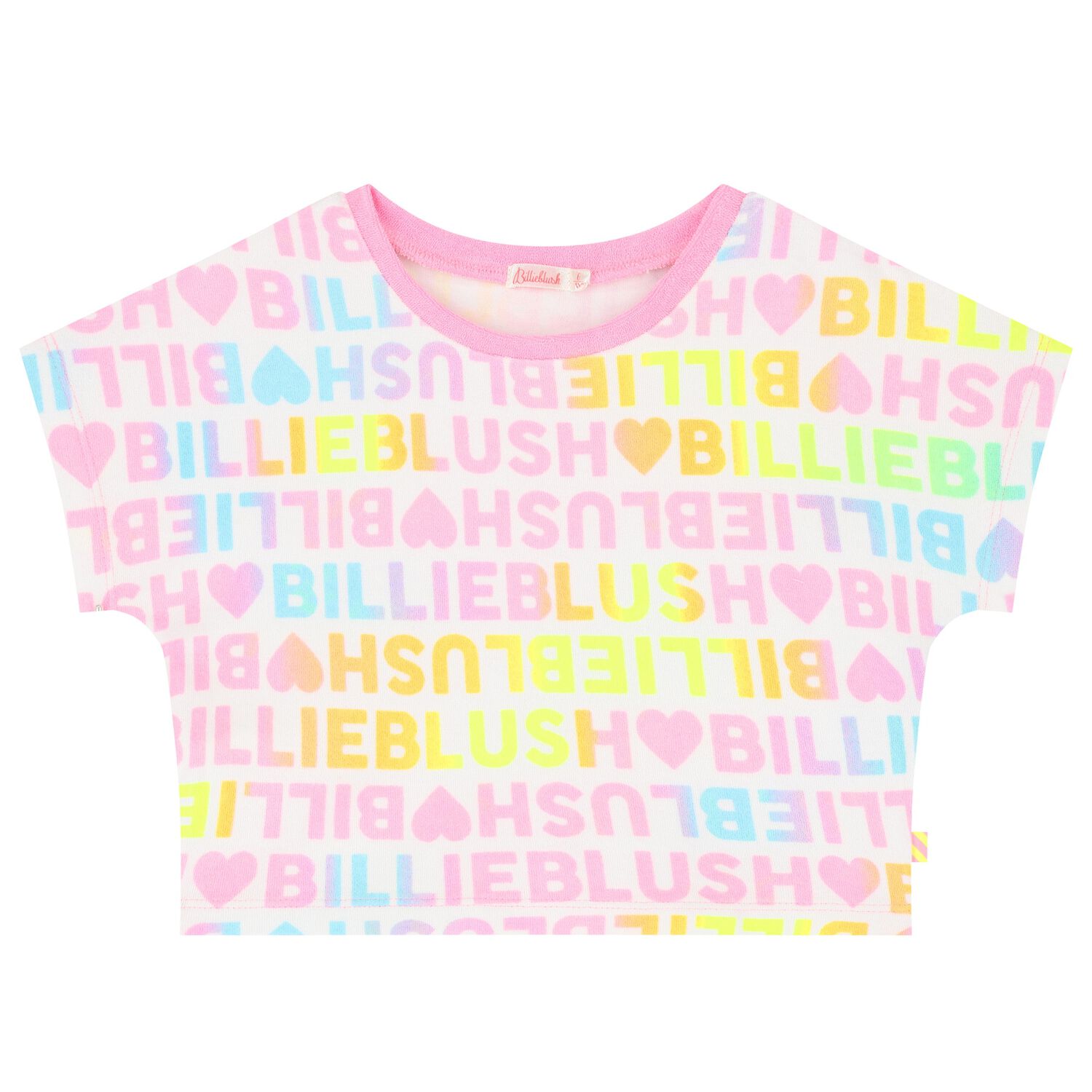 Girls Pink Logo T-Shirt, 1, hi-res image number null