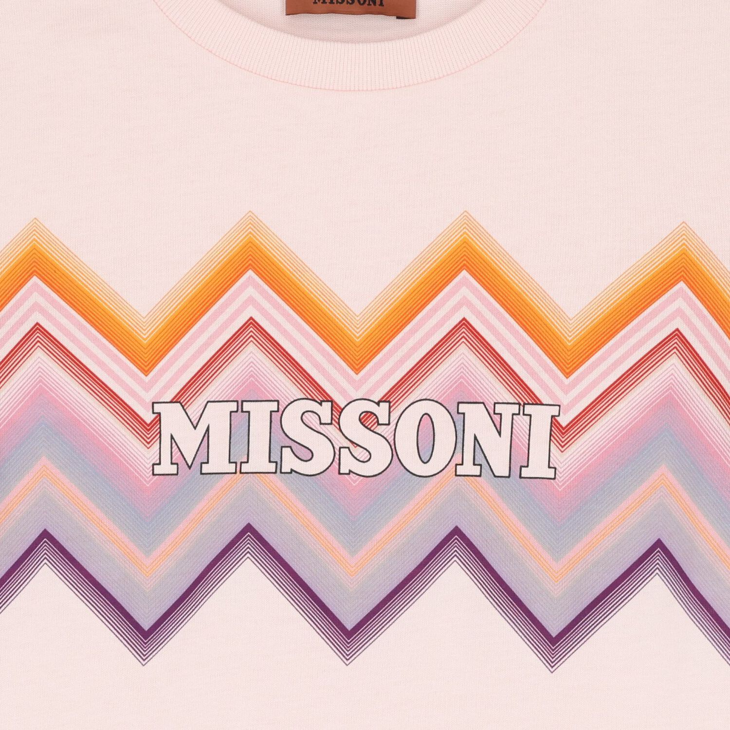 Girls Pink Zig Zag Logo Dress, 2, hi-res