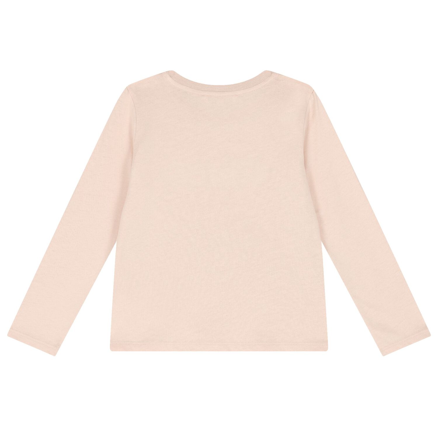 Girls Pink Logo Long Sleeve Top, 1, hi-res image number null