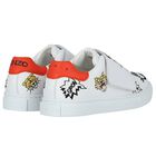 Ivory Tiger Logo Trainers, 1, hi-res
