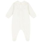Ivory Teddy Bear Logo Babygrow Gift Set, 1, hi-res