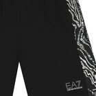 Boys Black Logo Shorts, 2, hi-res