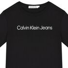 Boys Black Logo T-Shirt, 1, hi-res