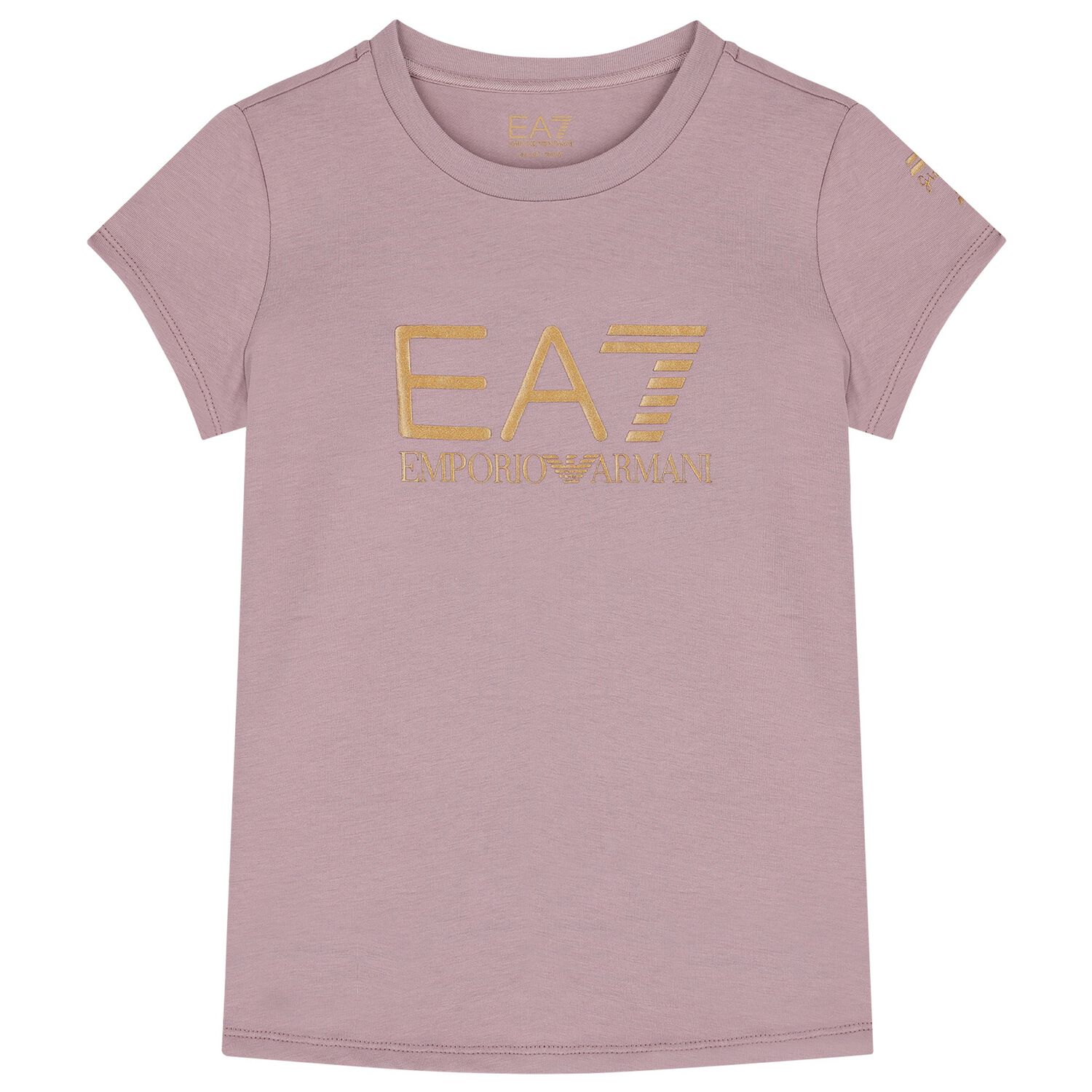 Girls Purple Logo T-Shirt, 5, hi-res