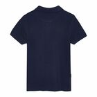 Boys Navy Blue Polo Shirt, 2, hi-res