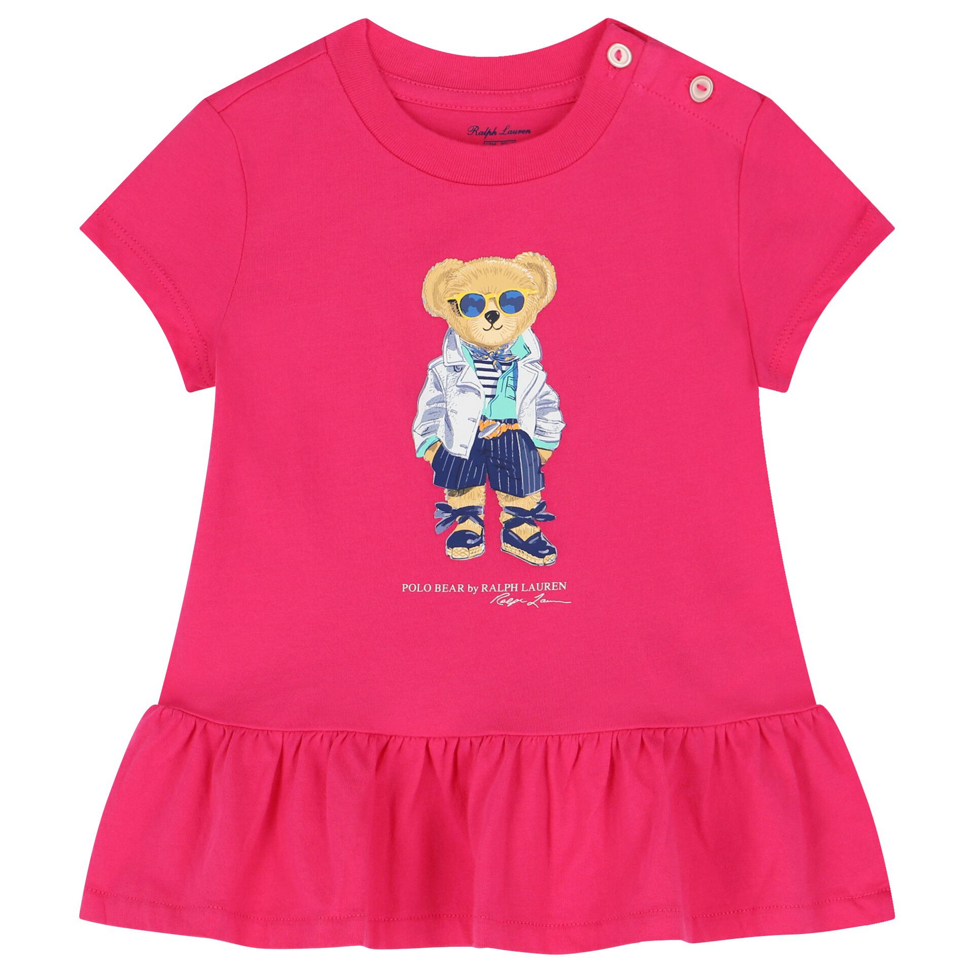 Ralph lauren baby girl pink dress cheap