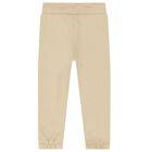 Beige Logo Tracksuit, 2, hi-res