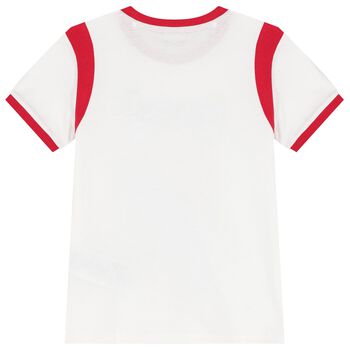 Boys White Logo T-Shirt