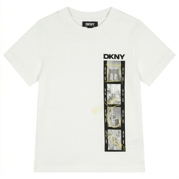Boys White Logo T-Shirt