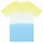 Boys Yellow & Blue Logo T-Shirt, 1, hi-res