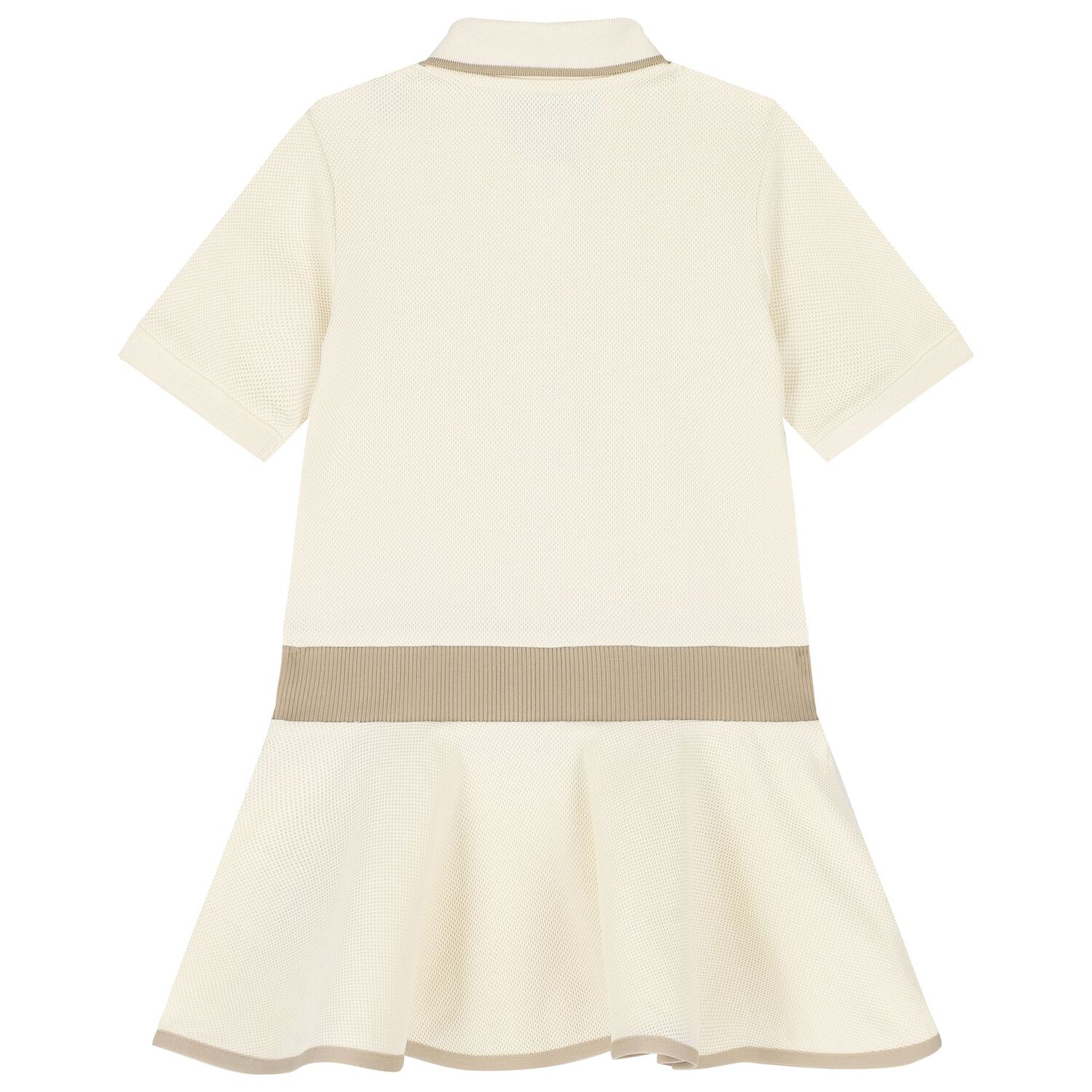 Girls Ivory Logo Polo Dress, 1, hi-res image number null