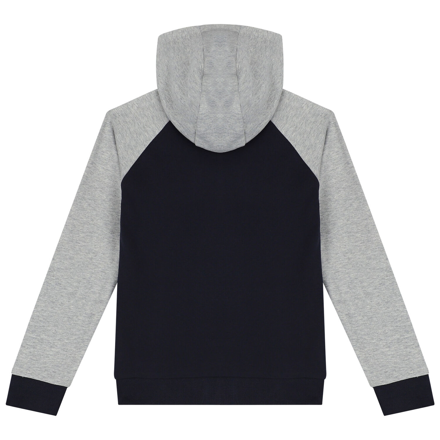 Boys Navy Blue & Grey Logo Tracksuit, 1, hi-res