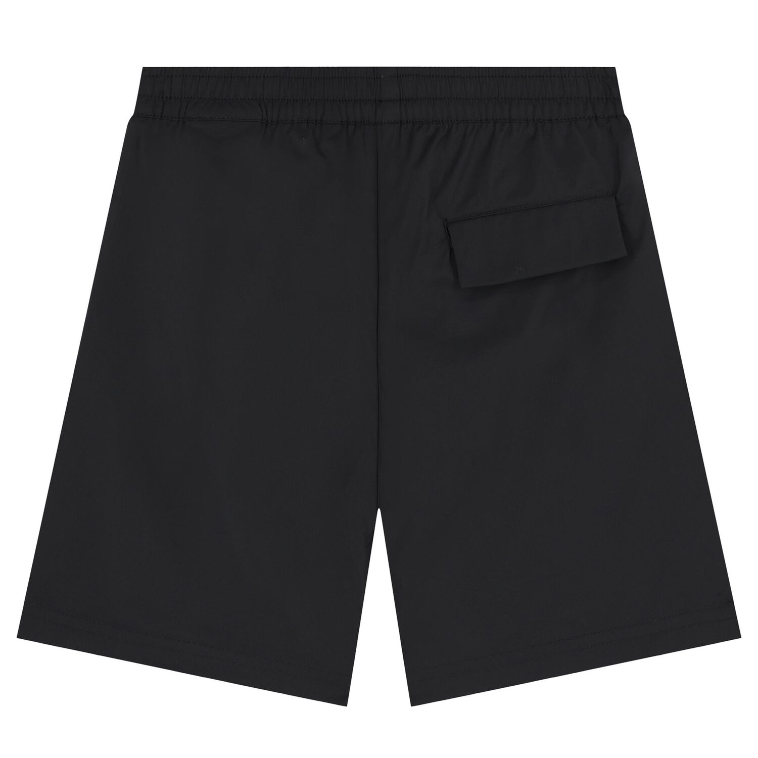 Black Logo Swim Shorts, 1, hi-res