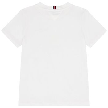 Boys White Logo T-Shirt