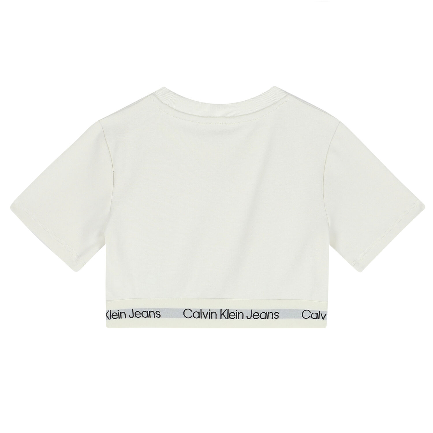 Girls Ivory Logo T-Shirt, 1, hi-res