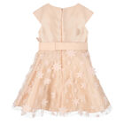 Girls Pink Floral Dress, 1, hi-res