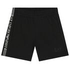 Boys Red & Black Logo Shorts Set, 3, hi-res