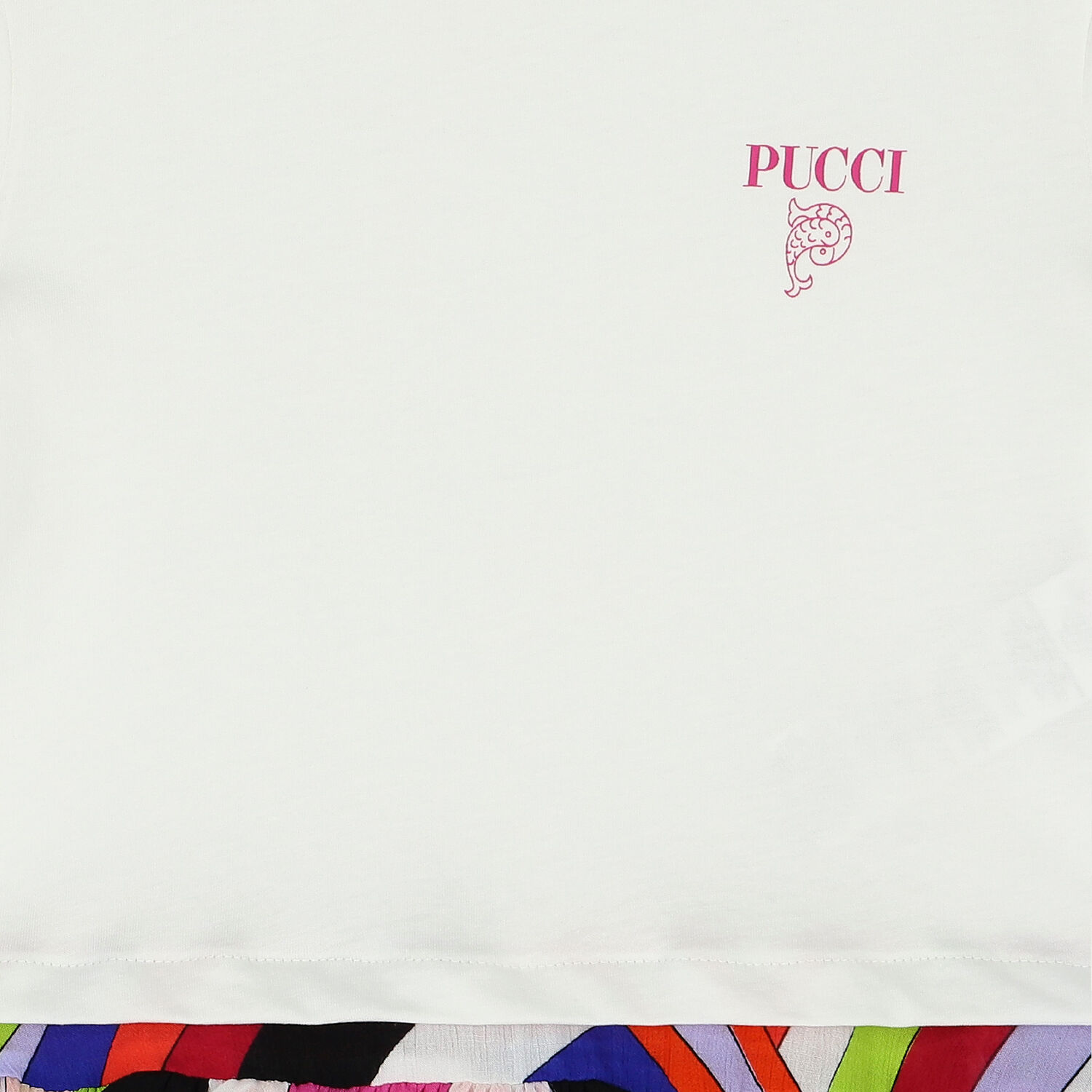 Girls Ivory Logo T-Shirt, 1, hi-res