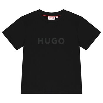 Boys Black Logo T-Shirt