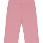 Girls Pink Flared Leggings, 2, hi-res