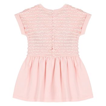 Younger Girls Pink Logo Dress
