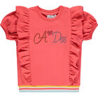 Girls Coral Logo Shorts Set, 1, hi-res