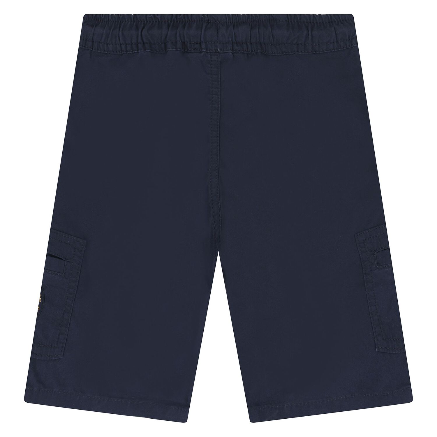 Younger Boys Navy Blue Logo Shorts, 2, hi-res