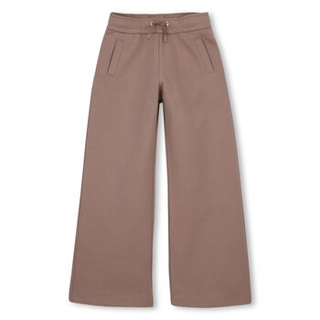 Girls Pink Wide Leg Trousers