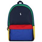 Multi-Coloured Canvas Pony Logo Backpack ( 44cm ), 2, hi-res