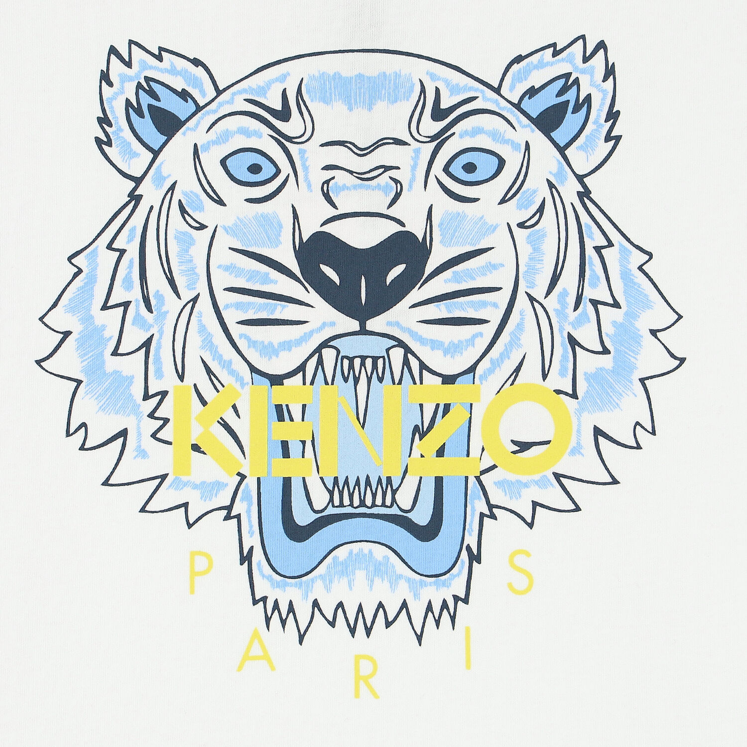Boys White Tiger Logo T-Shirt, 1, hi-res image number null