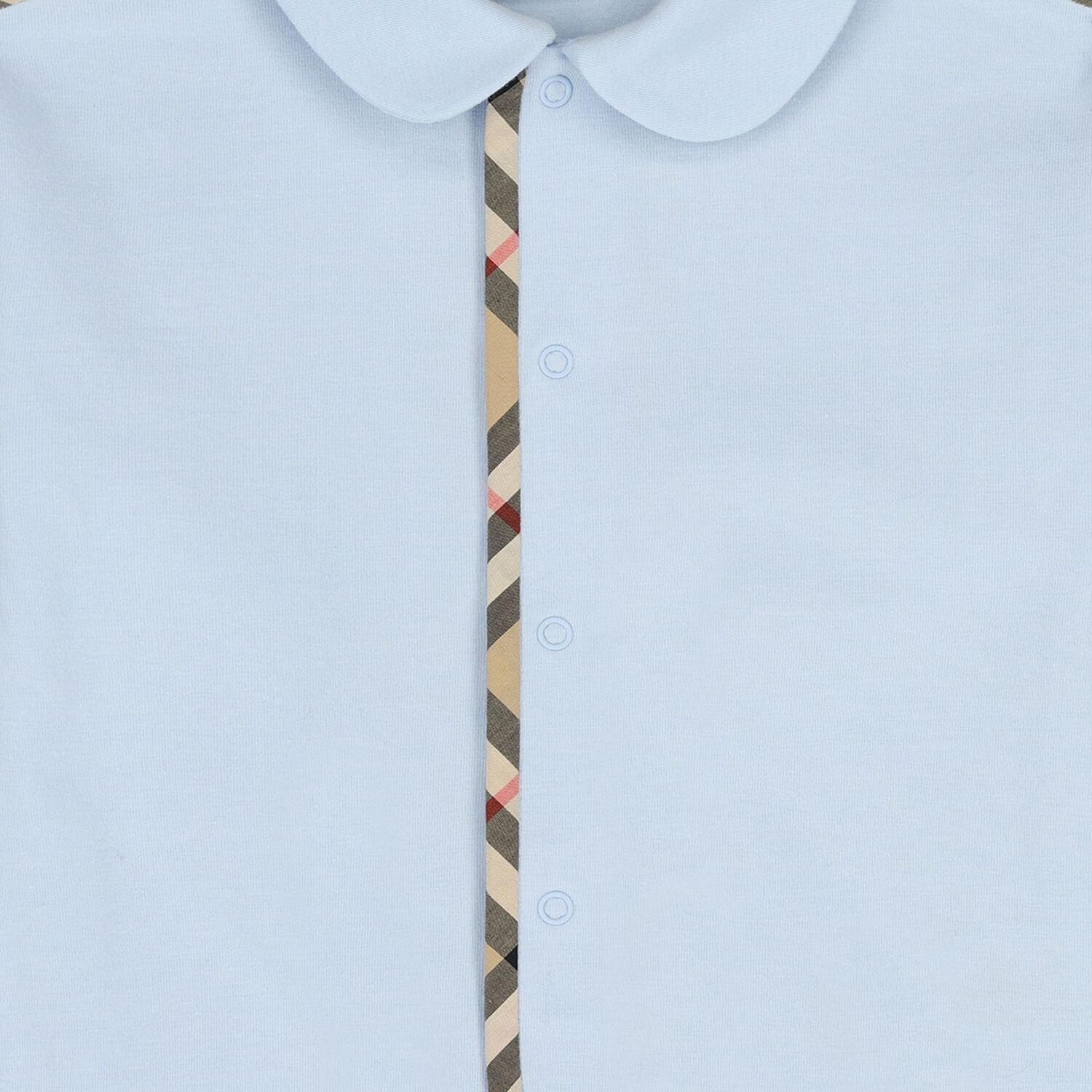 Baby Boys Blue Romper Gift Set, 1, hi-res