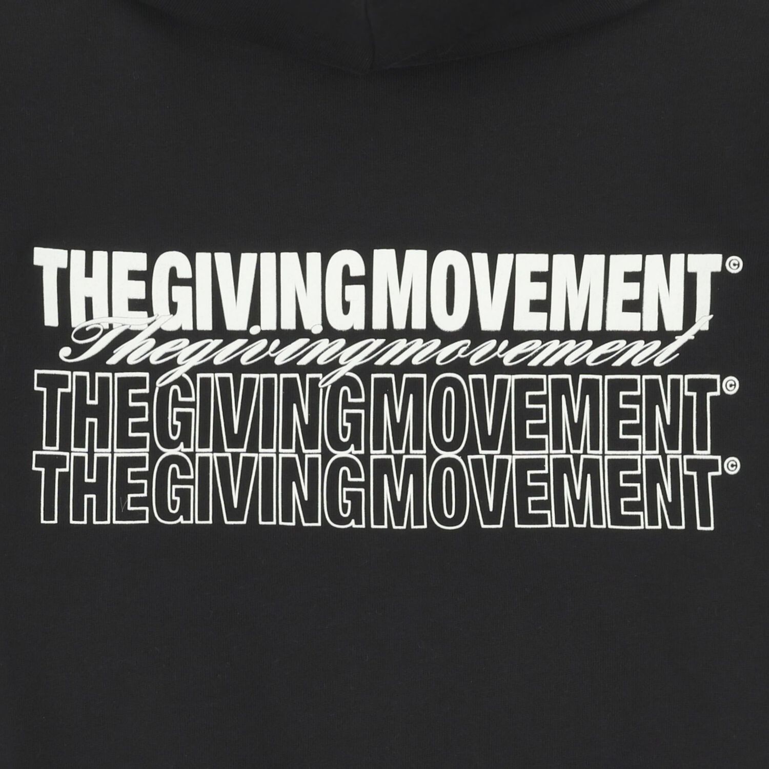 Black Logo Hooded Zip Up Top , 1, hi-res