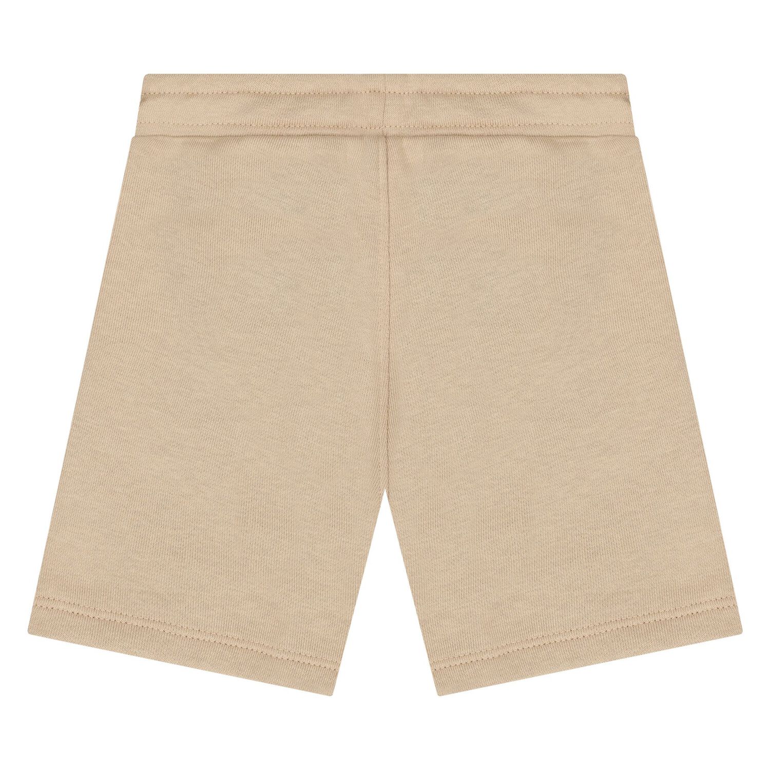 Younger Boys White & Beige Logo Shorts Set, 1, hi-res image number null
