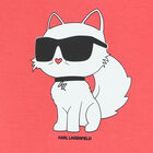 Girls Coral Choupette Logo Dress, 1, hi-res