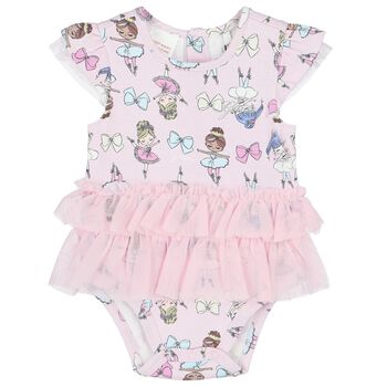 Baby Girls Purple Bodysuit