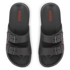 Boys Black Logo Sliders, 1, hi-res