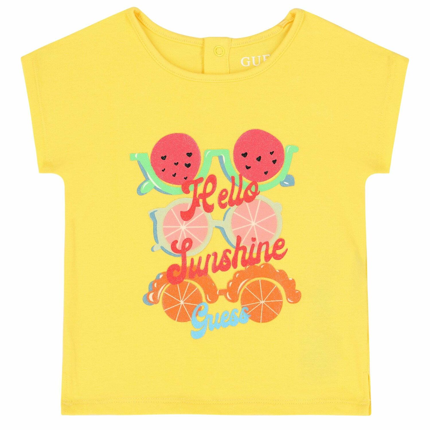 Younger Girls Yellow & Blue Skirt Set, 1, hi-res