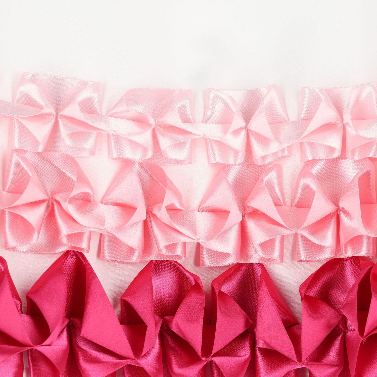 Girls White & Pink Ruched Dress, 1, hi-res