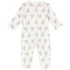 Baby Girls Ivory & Pink Fairy Babygrow, 1, hi-res