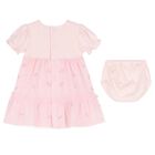 Baby Girls Pink Tulle Dress Set, 1, hi-res