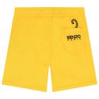 Boys Yellow Tiger Shorts, 1, hi-res