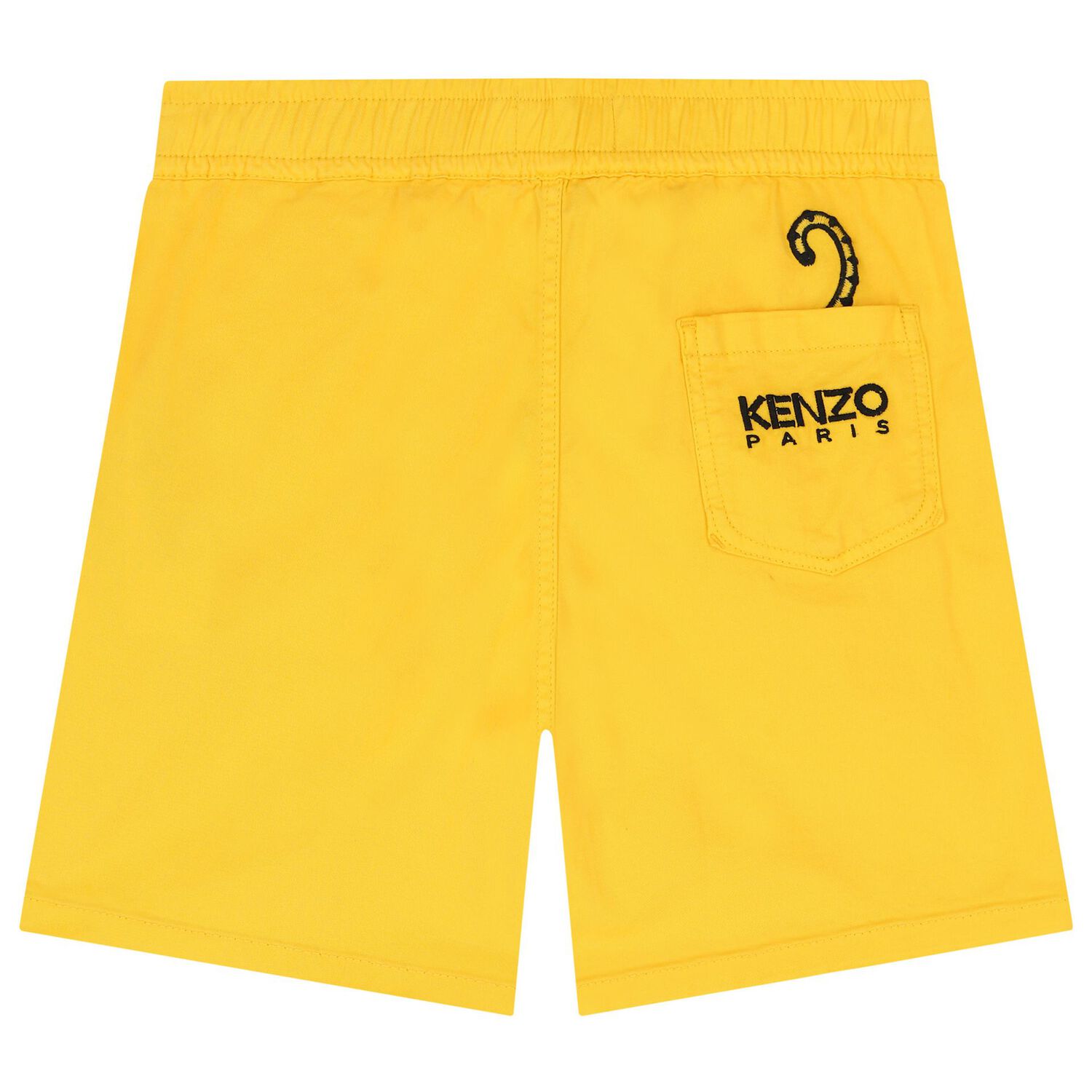 Boys Yellow Tiger Shorts, 1, hi-res