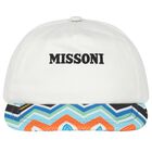 Boys Ivory Logo Zip Zag Cap, 1, hi-res